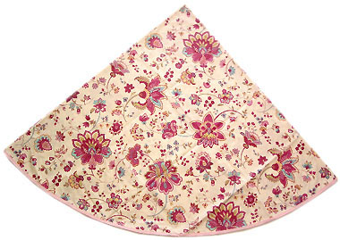 Round Tablecloth Coated (Marat d'Avignon / perse. raw x rose)